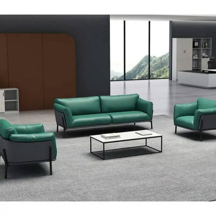 Sofa Set Furniture Style Milan Contemporary Italy Commercial Waiting Room Office for Office Leather Sofa Set 5 Seater Modern