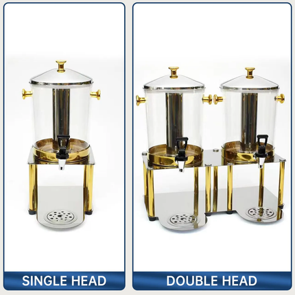 New Type Commercial Hotel Restaurant Equipment Beverage Juice Drink Dispenser Container With Tap