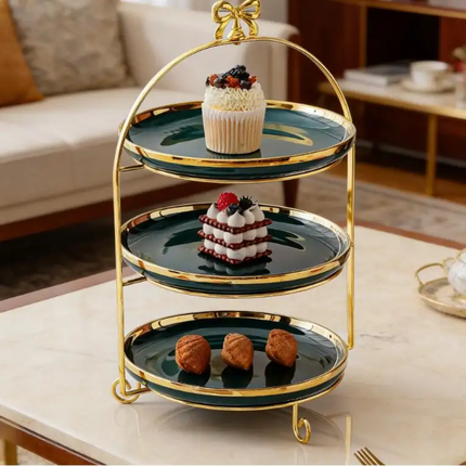Marble Design Dinnerware Set Dishes Gold Serving Wedding Charger Plate Cake Stand Ceramic Plates Fish Plates