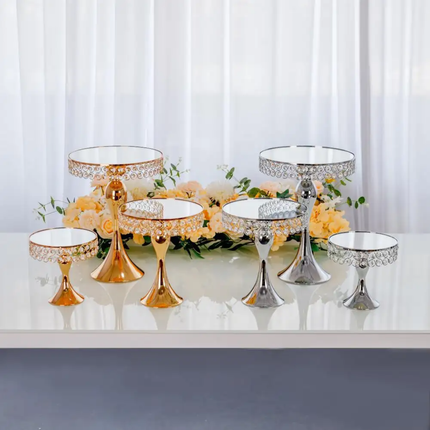 Metal Wedding Cupcake Stand European Mermaid Tray Fruit Plate Dessert Table Display Rack