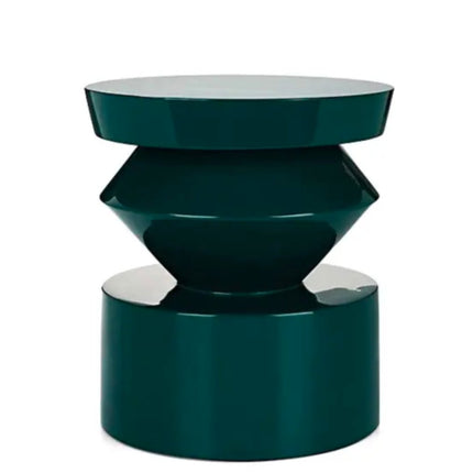 Contemporary Nordic Round Side Table For Coffee & Drinks Modern Hotel-Inspired Plastic Fiberglass Furniture For Home Living Room