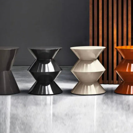 Nordic Modern Design Fiberglass Round Side Table European Style Coffee/Tea Table Customized Color for Home Living Room Hotels