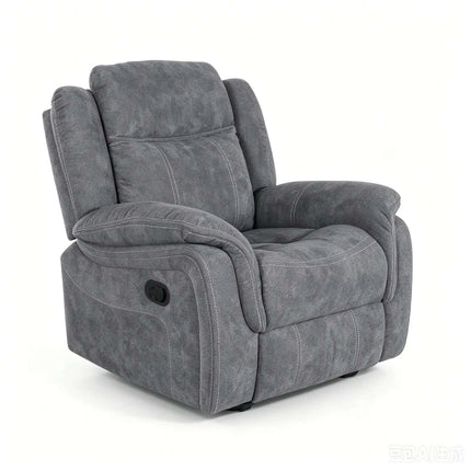 Modern Air Leather Recliner Sofa Set 1 2 3 Seater Manual Reclining Couch With Cupholder for Living Room Home Furniture