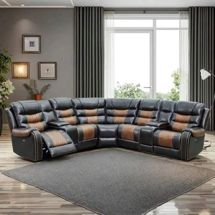 Frank Furniture Commercial Office Hotel Sofa Luxury Leather Sectional Recliner Sofa Set for Hotel Salon Lobby Couch Living Room