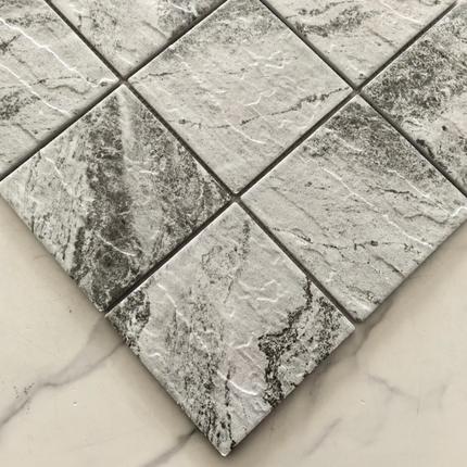 30×30 Sukabumi Bali Marble Look Swimming Pool Tile Grey Ceramic Mosaic for Pool Outdoor Pool Tile