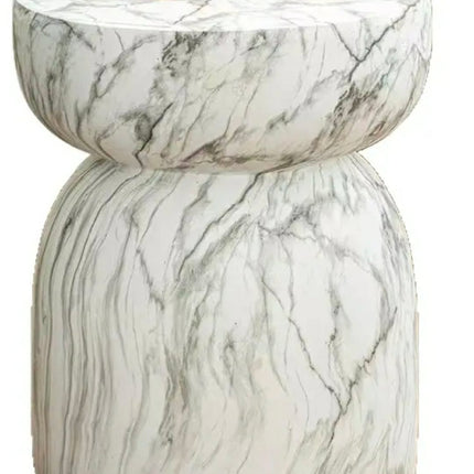Nordic Light Luxury Modern Marble Top Coffee Table With MgO Core for Small Apartment Living Room Furniture