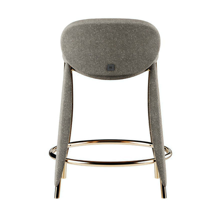 Luxury Modern Gold Stainless Steel Metal Bar Stool Durable High School for Hotel Living Room Commercial Use