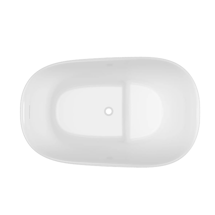 Special Offer High-Quality Soaking Bathtub For Single Use Modern Apartment Freestanding Acrylic Bathtub With Elliptical Curve