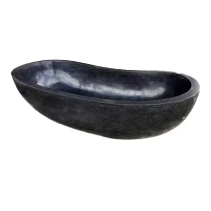 Bali Modern Freestanding Soaking Polished Finish Custom Size Indoor/Outdoor Use Oval Eco-Friendly Villa Armrest Drainer Corner