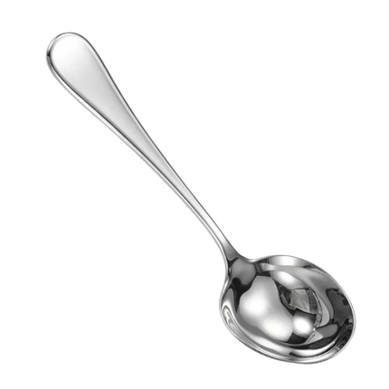 304 Stainless Steel Serving Spoon With Long Handle Big Round Ladle For Restaurant Dinnerware Salad Buffet Party Spoons