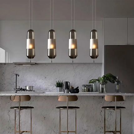 Nordic Creative Minimalist Glass Pendant Lamp Modern Restaurant Bedroom Hanging Light Decorative Modern Lighting Fixtures