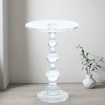 Custom Acrylic Modern Design Clear Coffee/Tea Console Side Table For Living Room Bedroom Villa Hotel Home Furniture Easy Clean