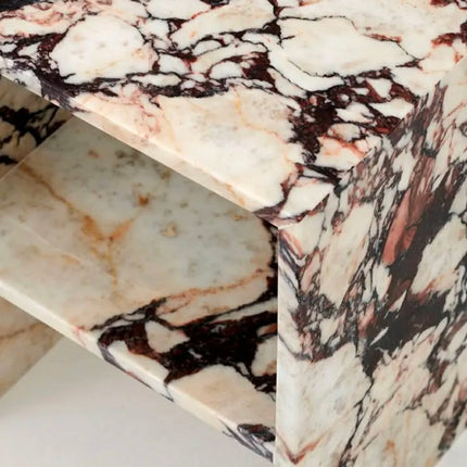 Customized Modern Luxury Design Natural Calacatta Viola Marble Rectangular Coffee Table Durable Home Furniture