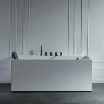 3mm Thin Straight Edge Bathtub Square Shape Massage Bathtub for Adults Cheap Price Rectangle Freestanding Tubs