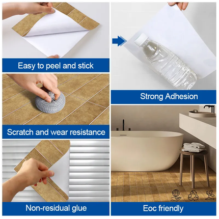 Peel And Stick Tiles Waterproof Bathroom Tiles Walls and Floors Latest Design Bathroom Ocean Floor Tiles