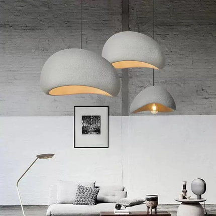 Minimalist Cream-Style Restaurant Dining Room Bar Counter french-Style Living Room, Bedroom And Chandelier