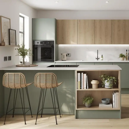 CBMmart Modern Customized Kitchen Cabinet Furniture Modular Kitchen Wall Cabinet For Villa Apartment and Hotels