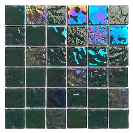 30×30 Square Morden Tile for Home Bathroom and Wall Swimming Pool Glass Mosaic Tile, crystal Mosaic Tile