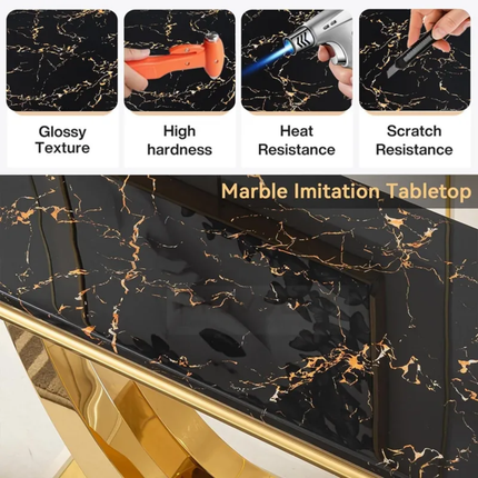 Contemporary luxury console table convertible metal furniture for home office apartment workshop hospital moderno new for entry