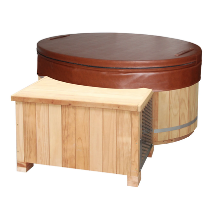Cold Plunge Tub With 1.5hp Chiller Cold Plunge With Chiller And Ozone Fitness Cold Plunge Tub Sauna and Ice Bath Combo