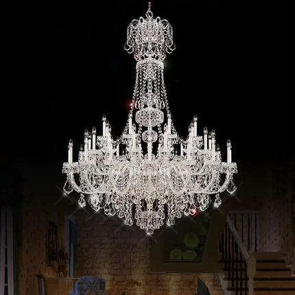 High-End Large European Maria Theresa Crystal Chandelier for Hotel Project