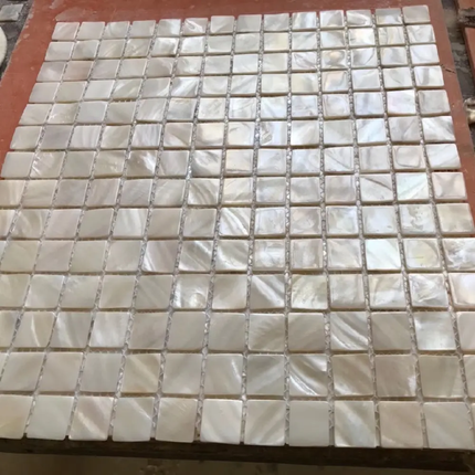 30×30 Classic Ocean Shell Mosaic Handcrafted Piece of Fine Quality