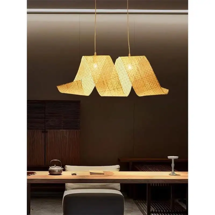 Japanese Restaurant Bamboo Chandelier Creative Personality Bamboo Art For Zeb Tea Room Inn Front Desk New Chinese Style Middle