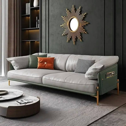 Modern Luxury Sectional Sofa Set for Apartment Hotel Villa Living Rooms-Durable Modular Design