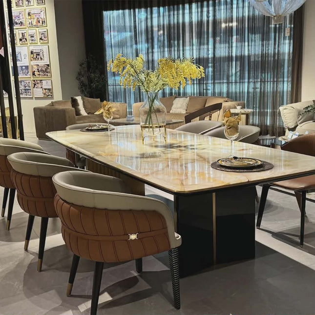 Luxury Chairs Armchair Modern Dining Set 6 Luxury Chairs Dining Table and Chairs Luxury