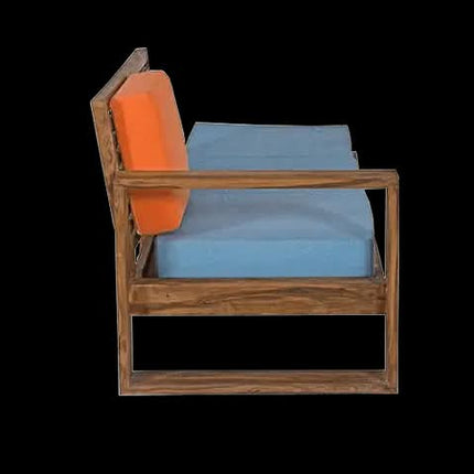 Customized Modern Luxury Solid Sheesham Wooden Extendable Convertible Corner Sofa For Living Room Villa School Use