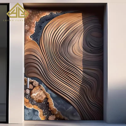 Modern Custom Minimalist Wooden Doors Solid Wood Glass Composite Painted Surface Finish Manual Bedroom Supermarket