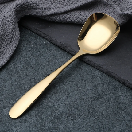 High Quality 18-8 Metal Serving Spoon Stainless Steel Table Spoon