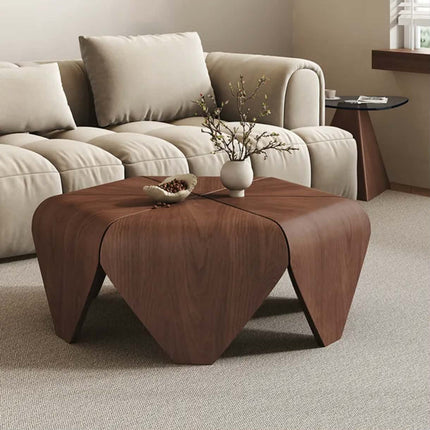 Italian Minimalist Hexagonal Star Coffee Table Set Vintage Modern Living Room Coffee Table Set New Designer Wooden Coffee Table