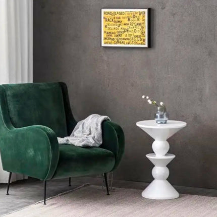 Nordic Style Free Array Marble Side Table Creative End Table For Bedroom or Living Room