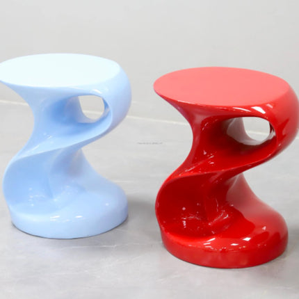Round Side Table Living Room Fiberglass Tea Table Pink Tulip Restaurant Skinny Coffee Tables