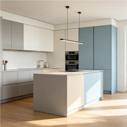Custom Lacquer Island Melamine Wall Kitchen Set Cabinets High Gloss Kitchen Cabinets Set Customize Design Wooden Kitchen Cabinet