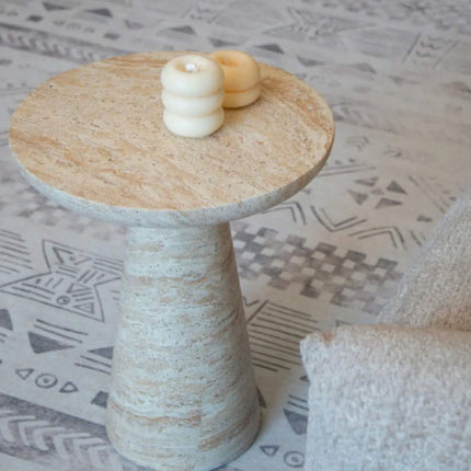 Nordic Sofa Side Table, Guesthouse, Living Room Artistic Small Coffee Table, Side Cabinet, Balcony Small Table