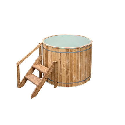 Customization Wooden Recovery Tub Indoor Col Plunge Chiller Ice Bath Tub With Cooling System