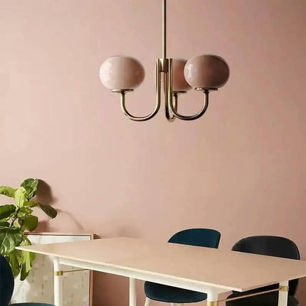 Glass Ball Pendant Lamp Bedroom Pendant Glass Ball Island Kitchen Light Colored Glass Globe Pendant Light