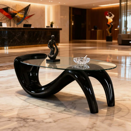 Made of FiberGlass Contemporary Classic Design Center Table Modern Oval FRP Coffee Table For Home or Hotel Furniture