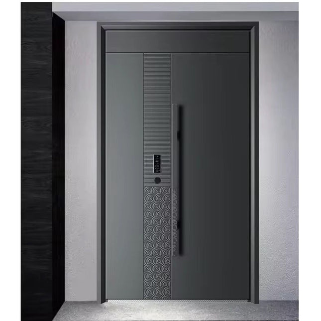Heavy Duty Steel Security Door with Anti-Theft Lock and Fire Prevention Design For Home and Commercial Use