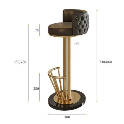 Modern Leather Restaurant Furniture Bar Counter Chairs For Home Hotel School Dining for Kitchen Bar Hotel Use