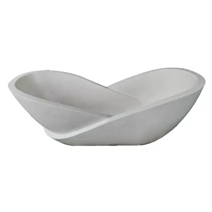 Bali Modern Freestanding Soaking Polished Finish Custom Size Indoor/Outdoor Use Oval Eco-Friendly Villa Armrest Drainer Corner
