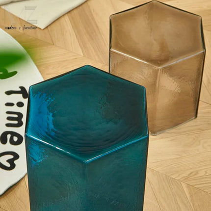 Contemporary Any Color is Available Customization Coffee Table Set Round Tempered Glass Side Table