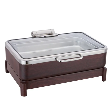 High Quality 9L Stainless Steel Chafing Dish Various Luxury Metal Chafing Dish Party Food Warmer Gold Catering Serving Dish