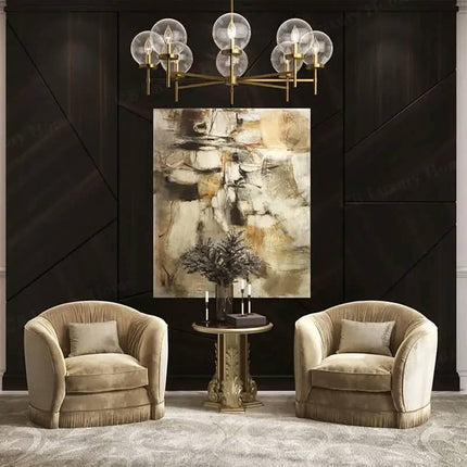 French Classic Style Single Sofa High Quality Hand Carved Luxury Living Room Furniture One-Seater Sofa