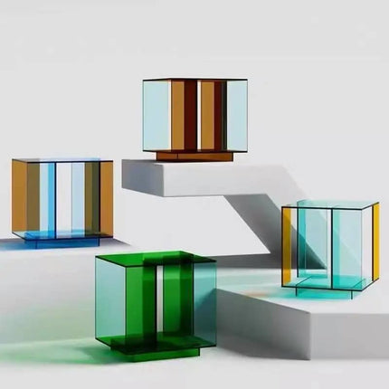 Stand Bedside Coffee Table Bedroom Furniture Acrylic Bedside Cabinets Table