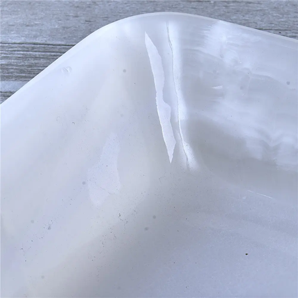 Bathroom Square Stone Basin Natural Jade Sink WashBasin White Onyx Marble Simple European Art Basins Small Apartment Luxury Sink