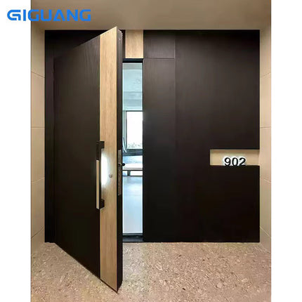 American Style Contemporary Modern Main Entrance Aluminum Pivot Doors For Houses Modern Exterior Main Pivot Door