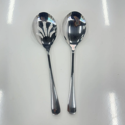OEM/ODM 410/304 High-Grade Stainless Steel Large-Size Long Handle Dishwasher Safe Serving Spoon Mirror Finish Modern
